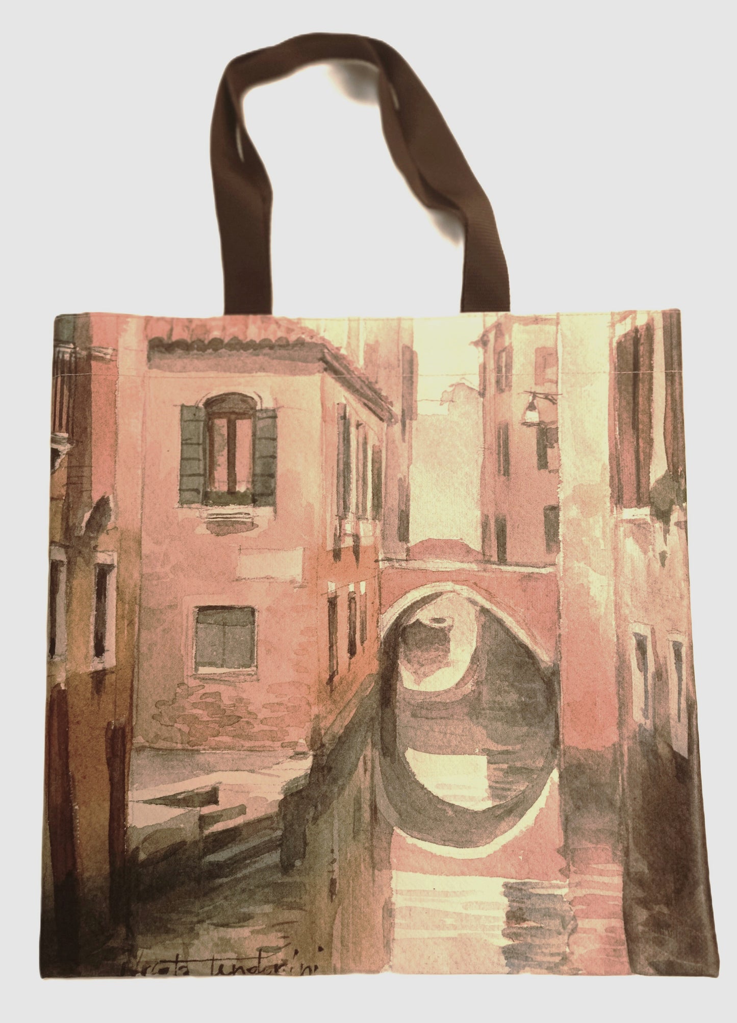 Shopper in pvc collezione "acquerelli"