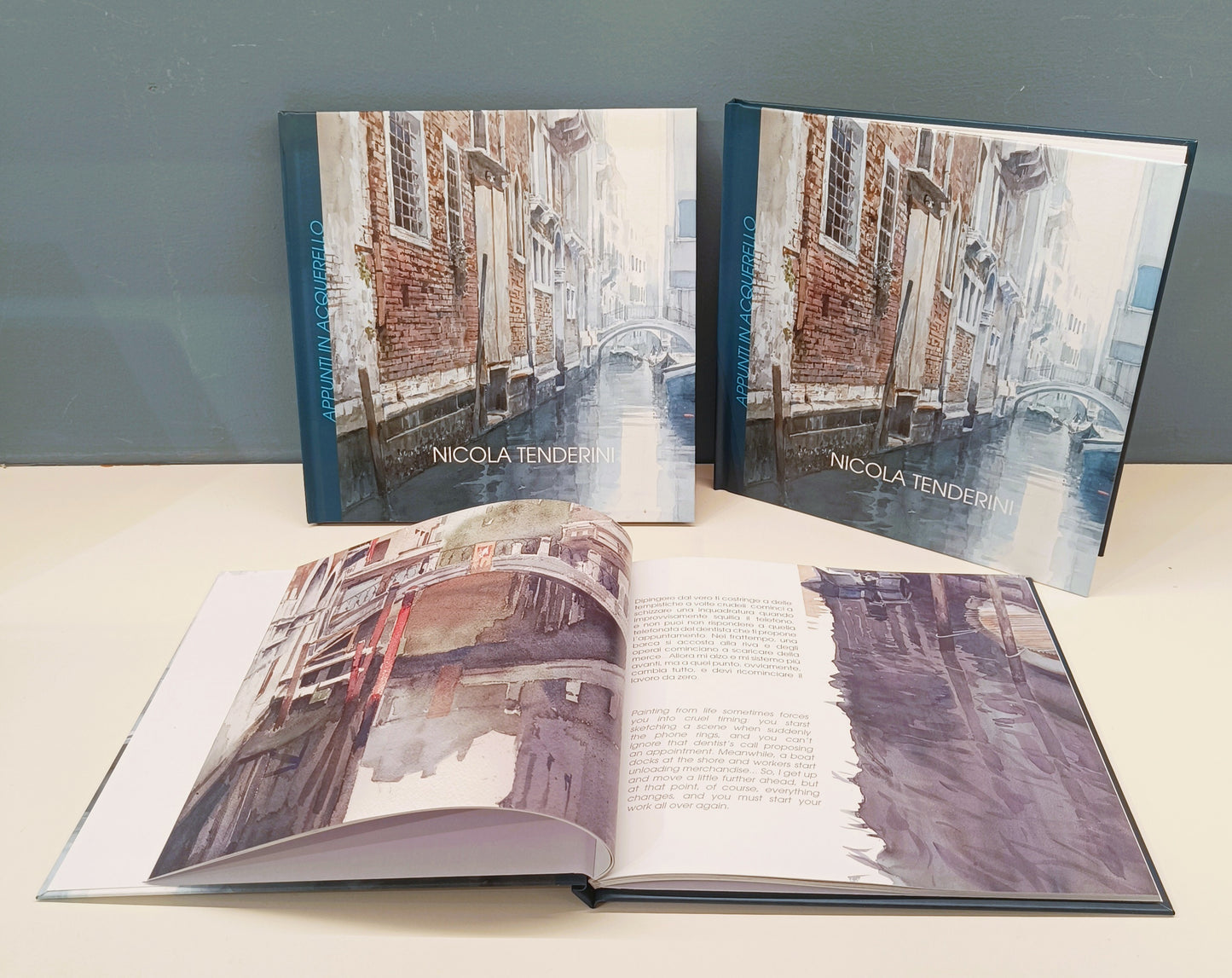 Catalogo d'arte "APPUNTI IN ACQUERELLO" dell'artista Nicola Tenderini