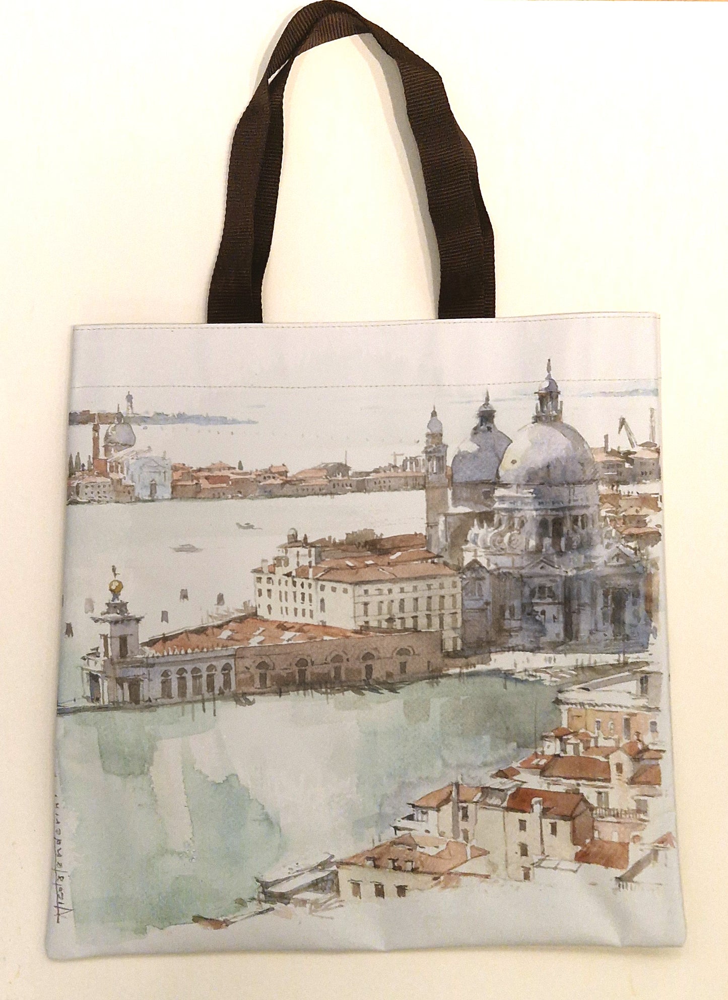 Shopper in pvc collezione "acquerelli"