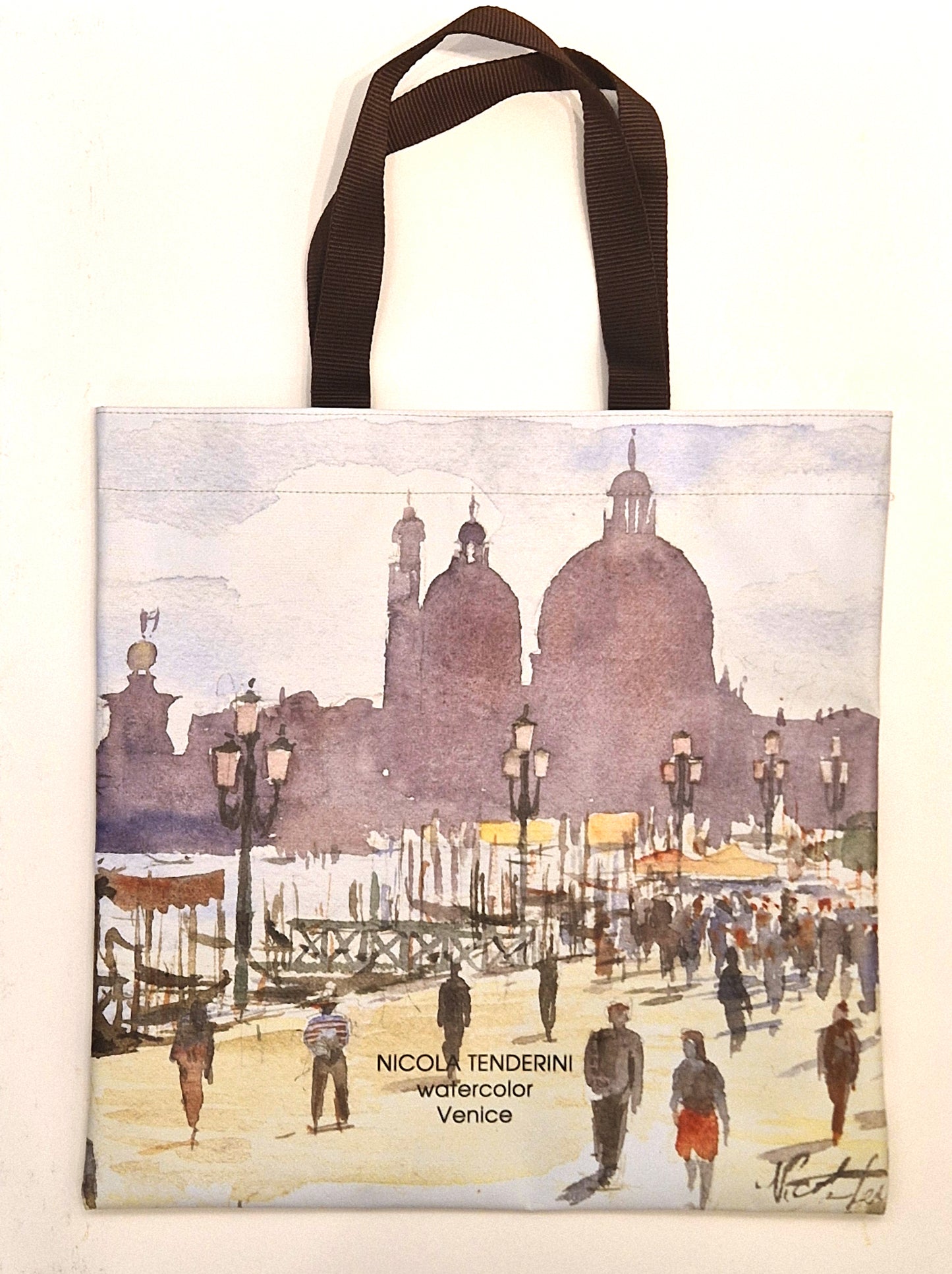 Shopper in pvc collezione "acquerelli"