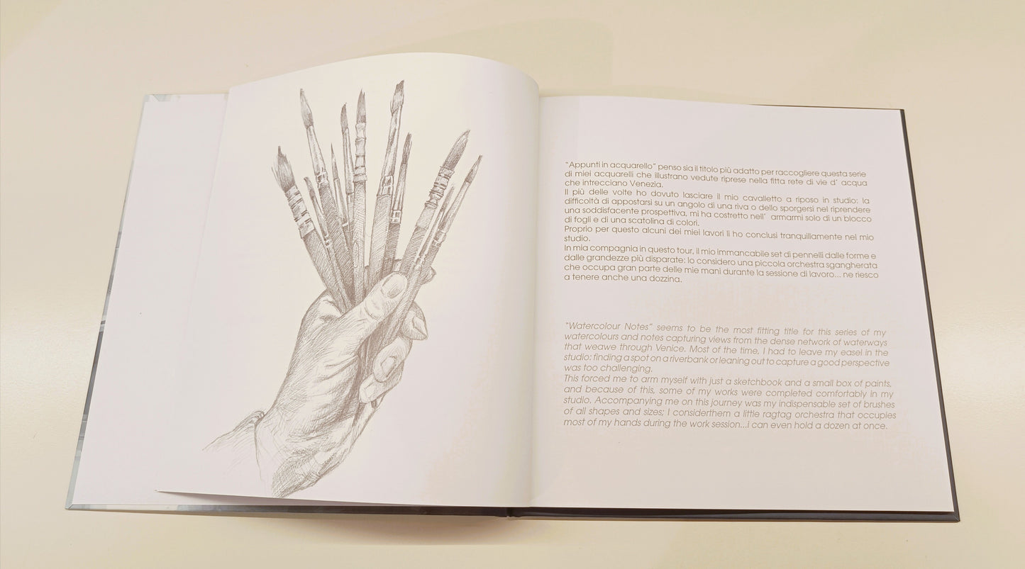 Catalogo d'arte "APPUNTI IN ACQUERELLO" dell'artista Nicola Tenderini