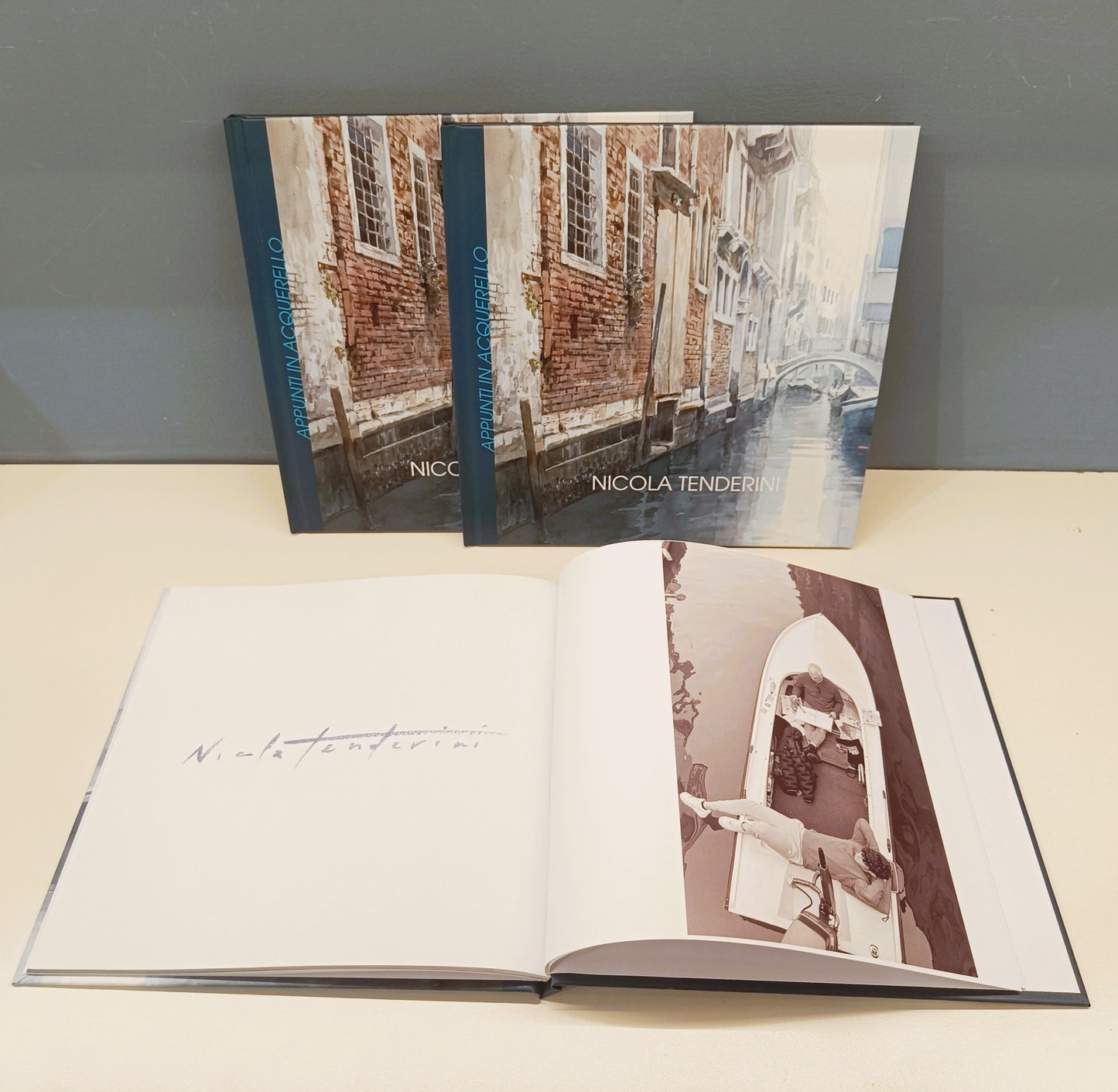 Catalogo d'arte "APPUNTI IN ACQUERELLO" dell'artista Nicola Tenderini