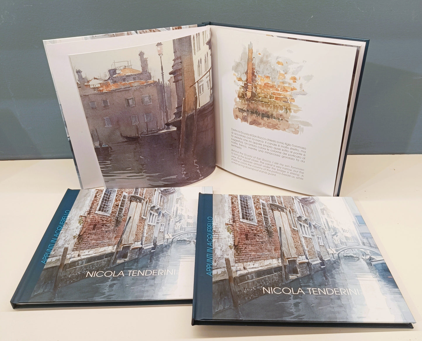 Catalogo d'arte "APPUNTI IN ACQUERELLO" dell'artista Nicola Tenderini